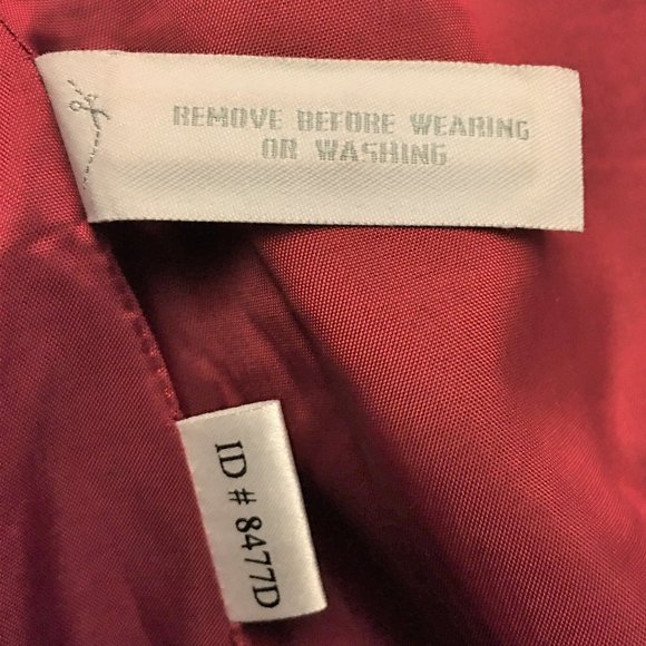 ANN TAYLOR LOFT Red 100% Wool Belted Blazer Jacket - Picture 10 of 10